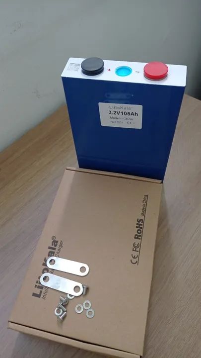 Bateria Solar 105 ah Litokala - NOVA E LACRADA - Foto 3