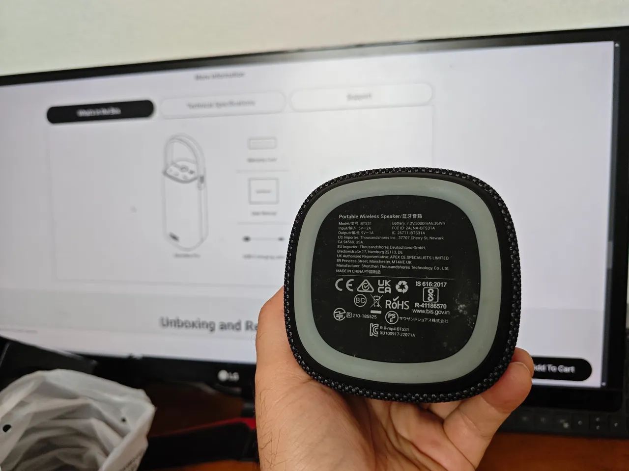 Caixa de Som Bluetooth Tribit StormBox Pro - Som 360 graus - Foto 6