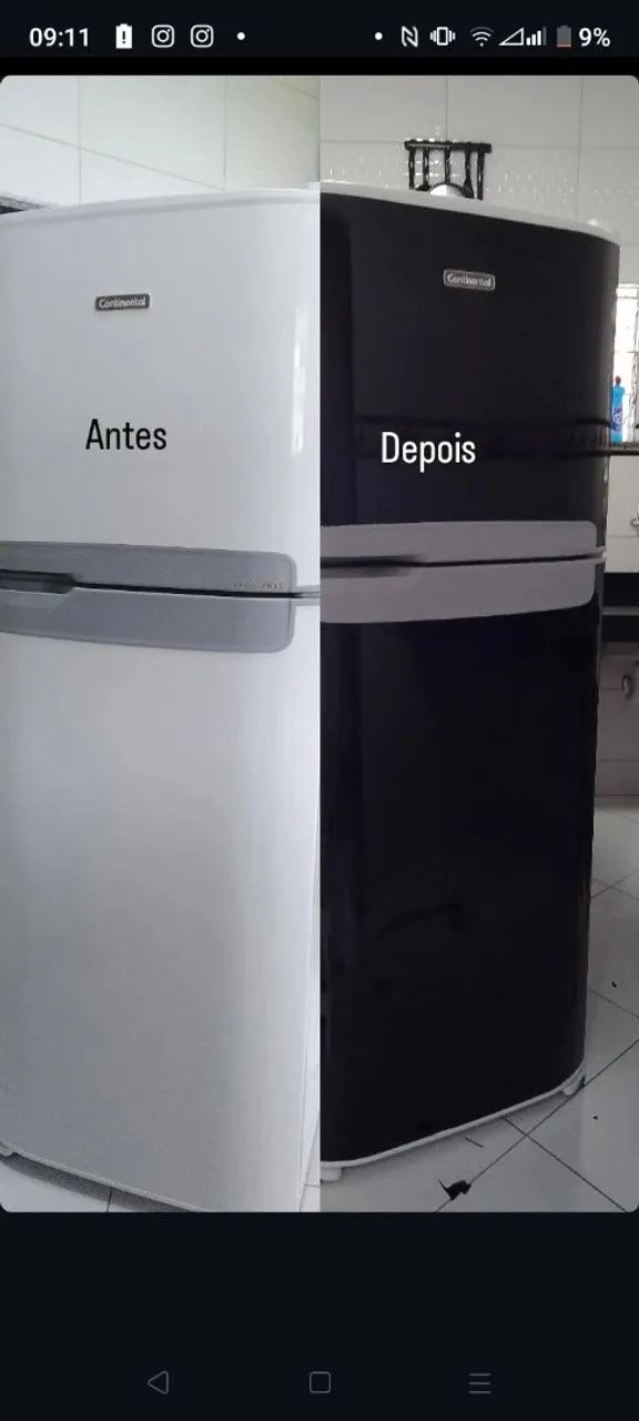 Plotagem de geladeira ZAP *