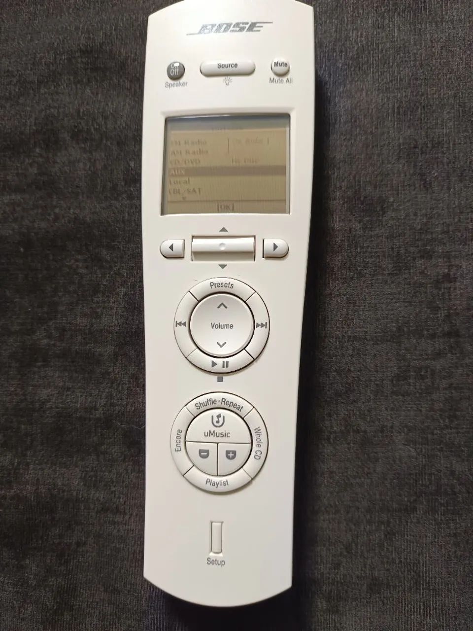 Controle remoto Bose modelo RC48S2-27 - Aparelhos de Som - Parque
