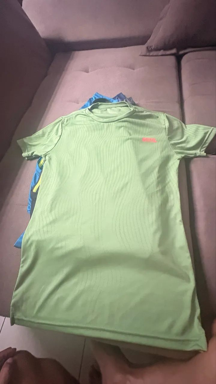 Kit camisetas P/treino 8 unidades  - Foto 5