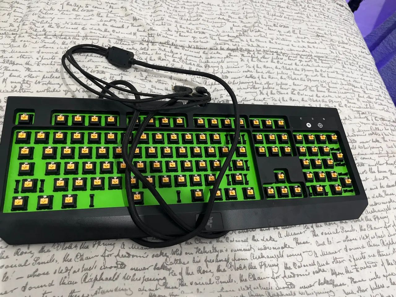 TECLADO MECÂNICO RISE BLACKWIDOW 2016 ULTIMATE RGB VERDE - Foto 2