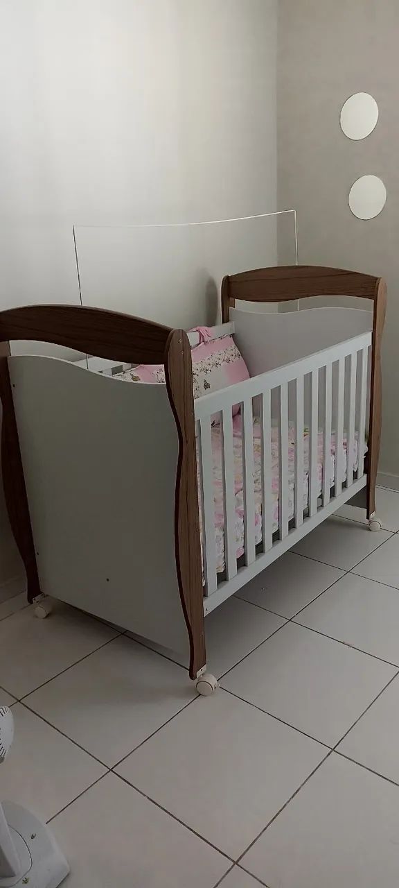 Berço americano nunca usado cor branca  - Foto 5