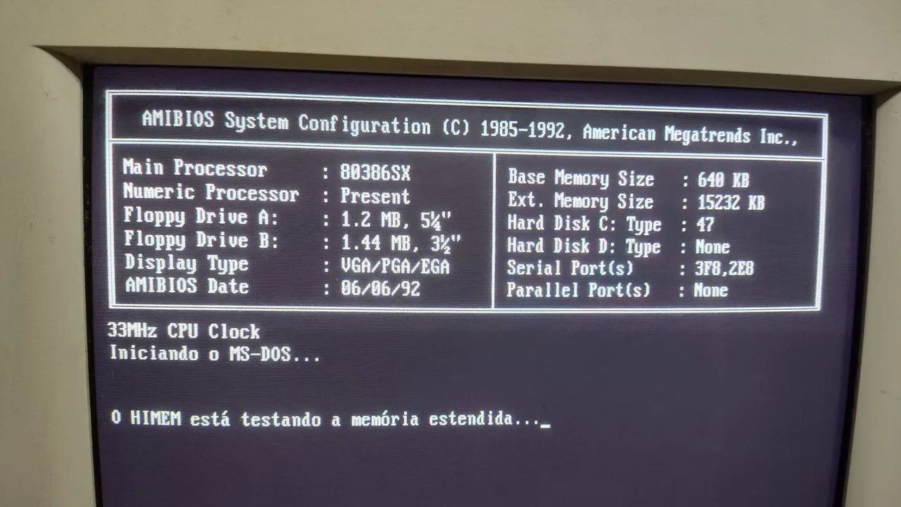 PC Antigo 386sx com 387 - Foto 2
