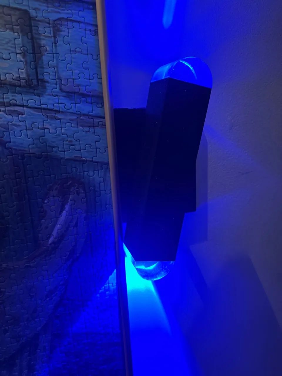 Luminária de parede Azul