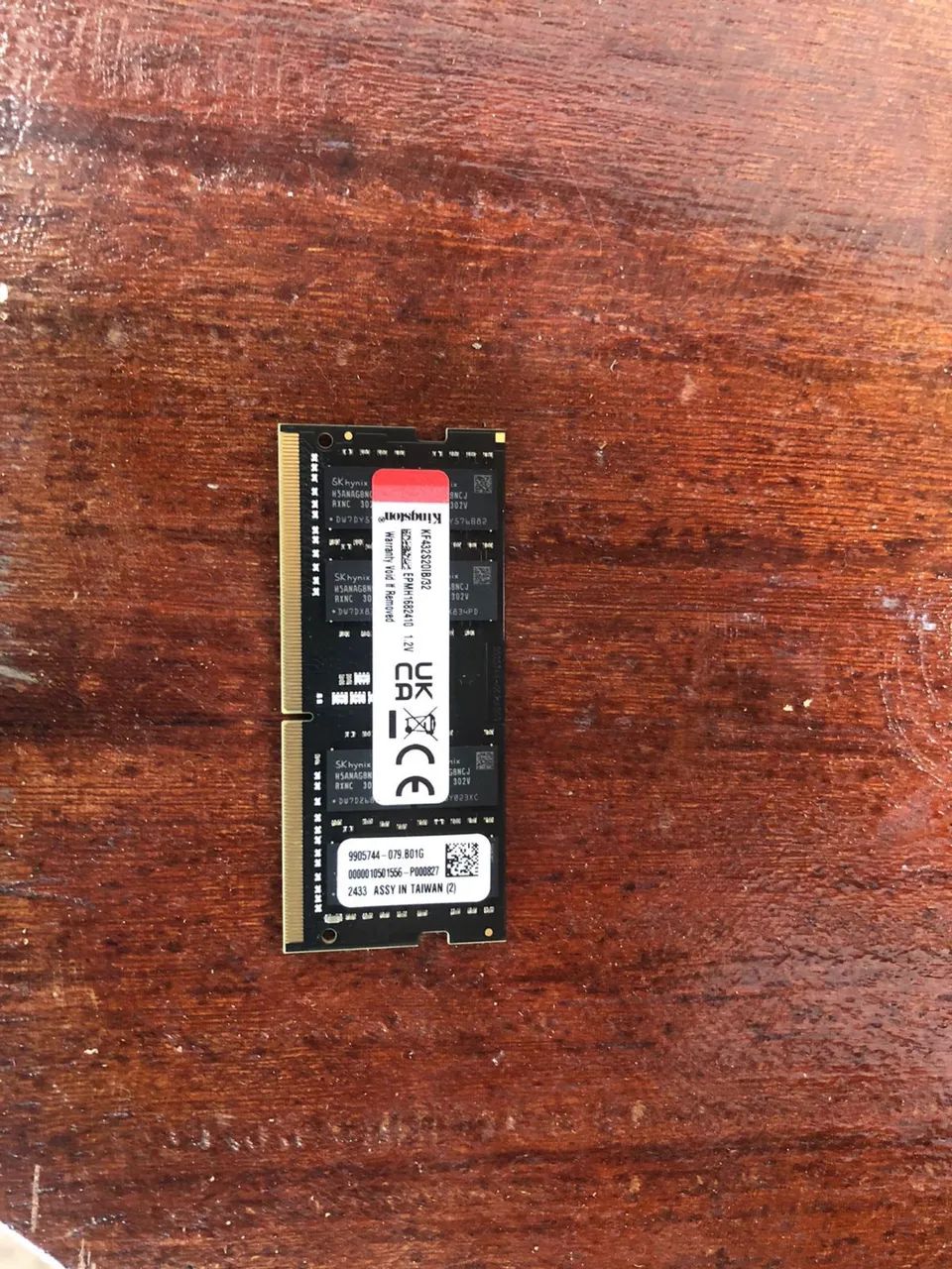 RAM Memory for Notebook DDR4 32GB 3200MHz CL20 (1x32GB) Kingston64167704023169120