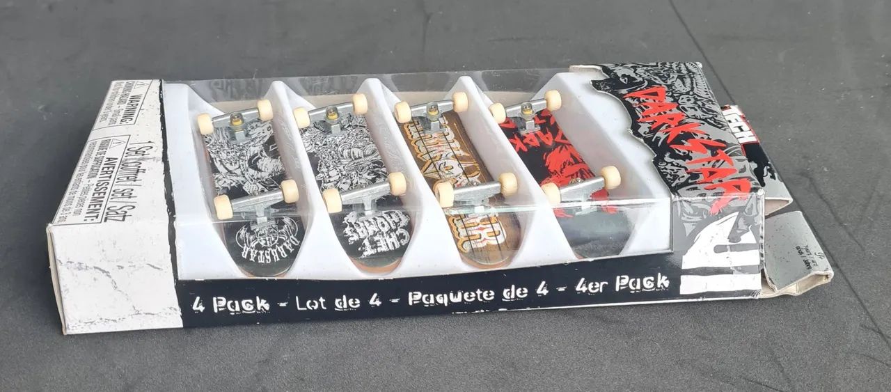 Pack com  4 Mini skates de dedos 64318476706306120