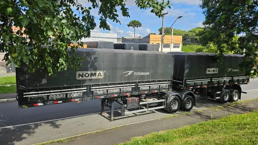 Bitrem Graneleiro Noma Titanium Ano 2021 Roda Disco Sem Pneus Compensado Naval 7.5mts x 2m - Foto 12