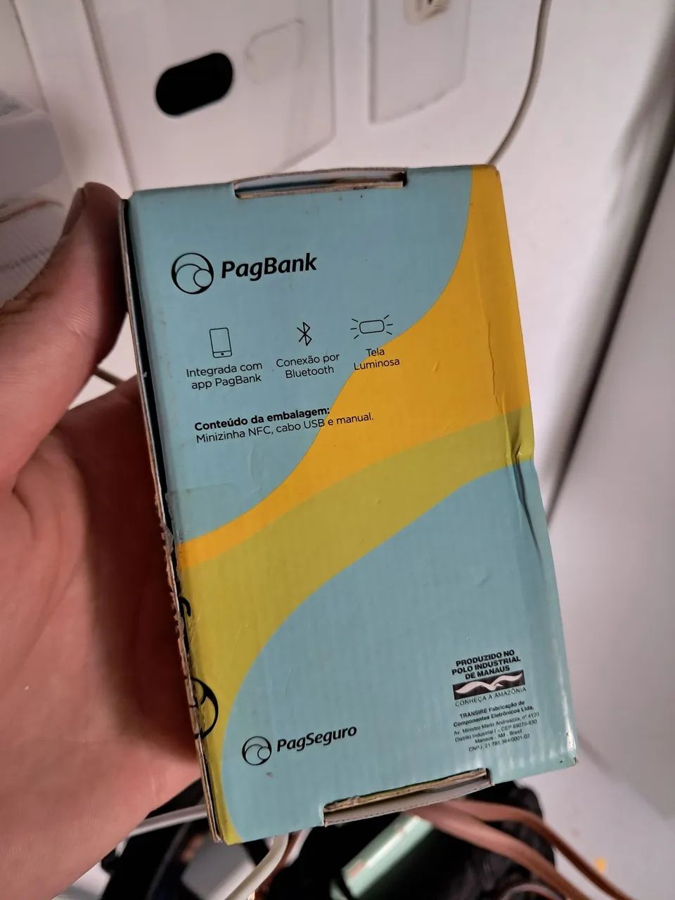 Máquina de cartão PagBank minizinha NFC - Foto 4