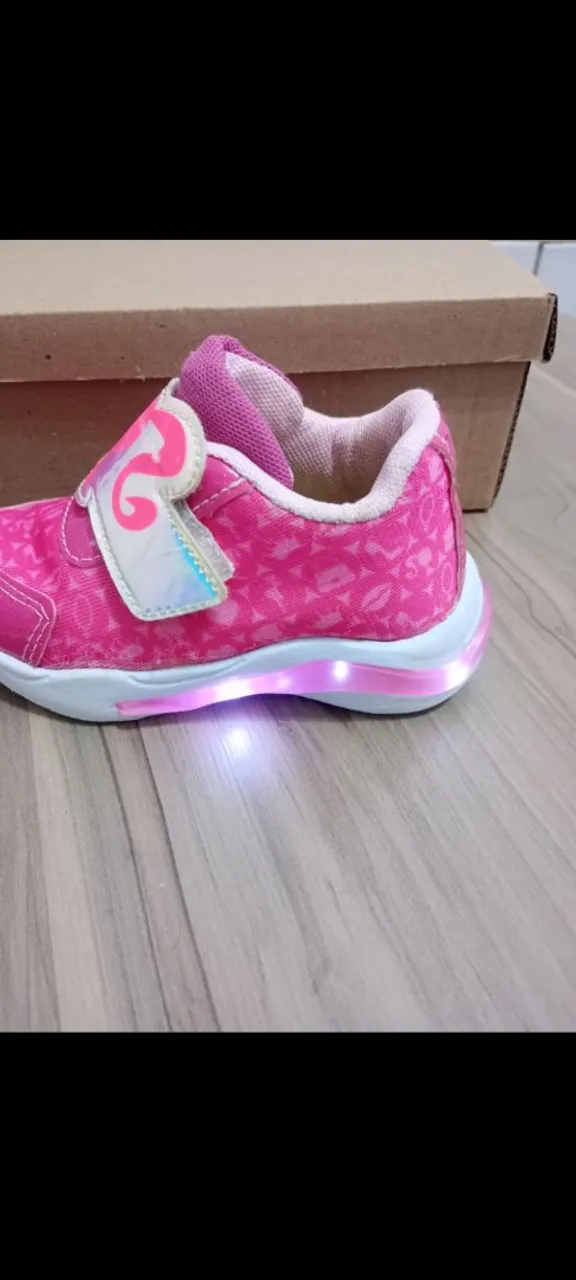 Tênis Infantil Barbie led- 24