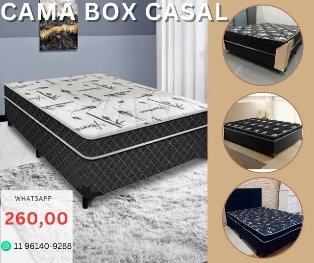 Double-size box bed