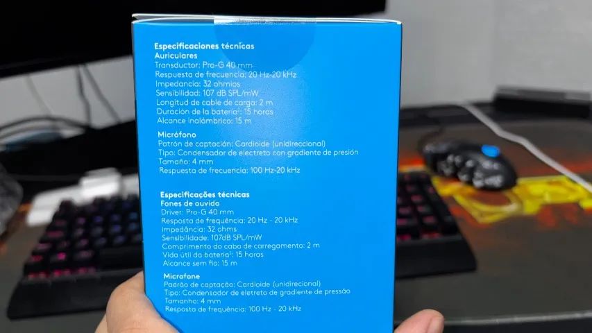 Fone Gamer Logitech G533 - Lacrado, sem garantia - Foto 2