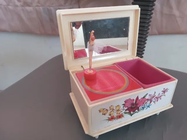 Porta Joia Bailarina musical anos 70 - Foto 2
