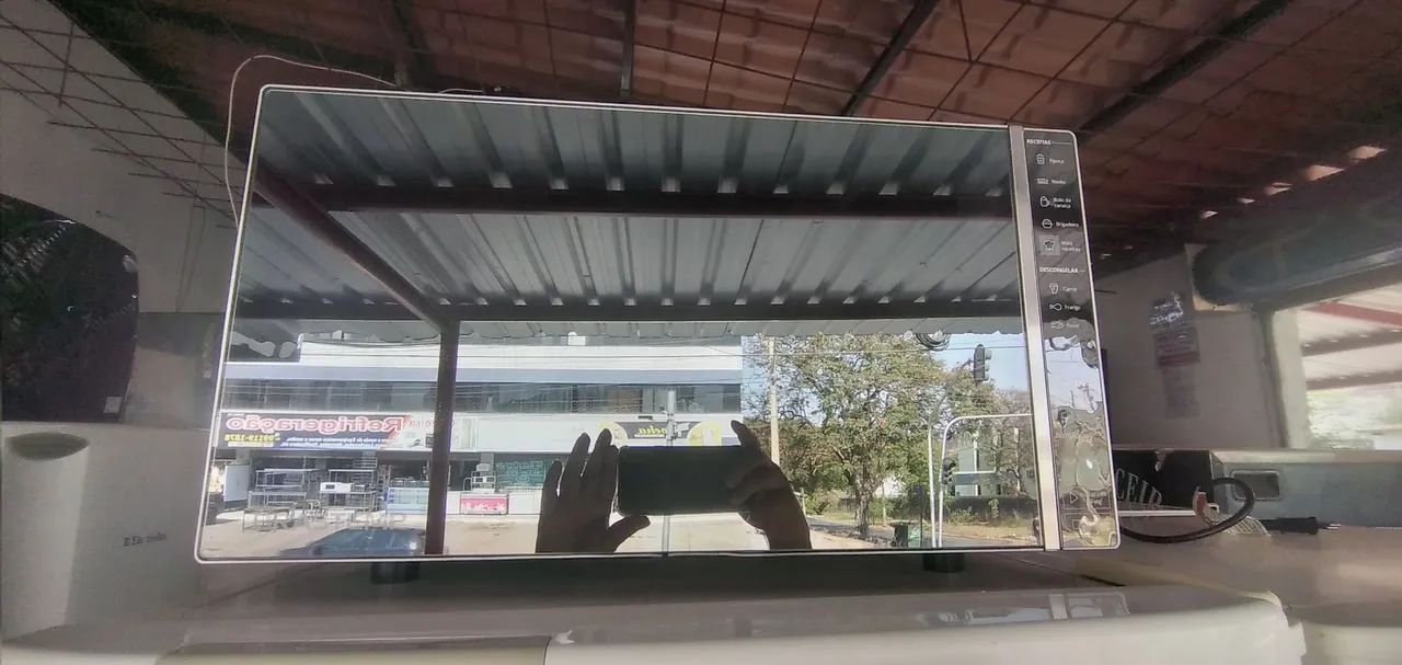 Micro-ondas espelhado com garantia e entrega grátis  - Foto 2