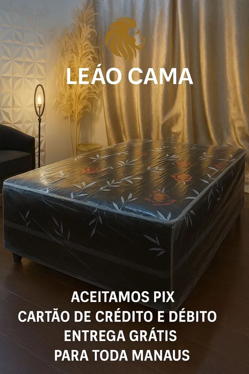 Cama Box com Colchão e Entrega Grátis para Manaus - Foto 2