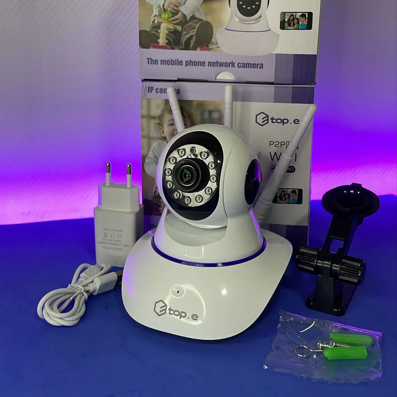 Câmera IP Wi-Fi de Segurança com Visão Noturna