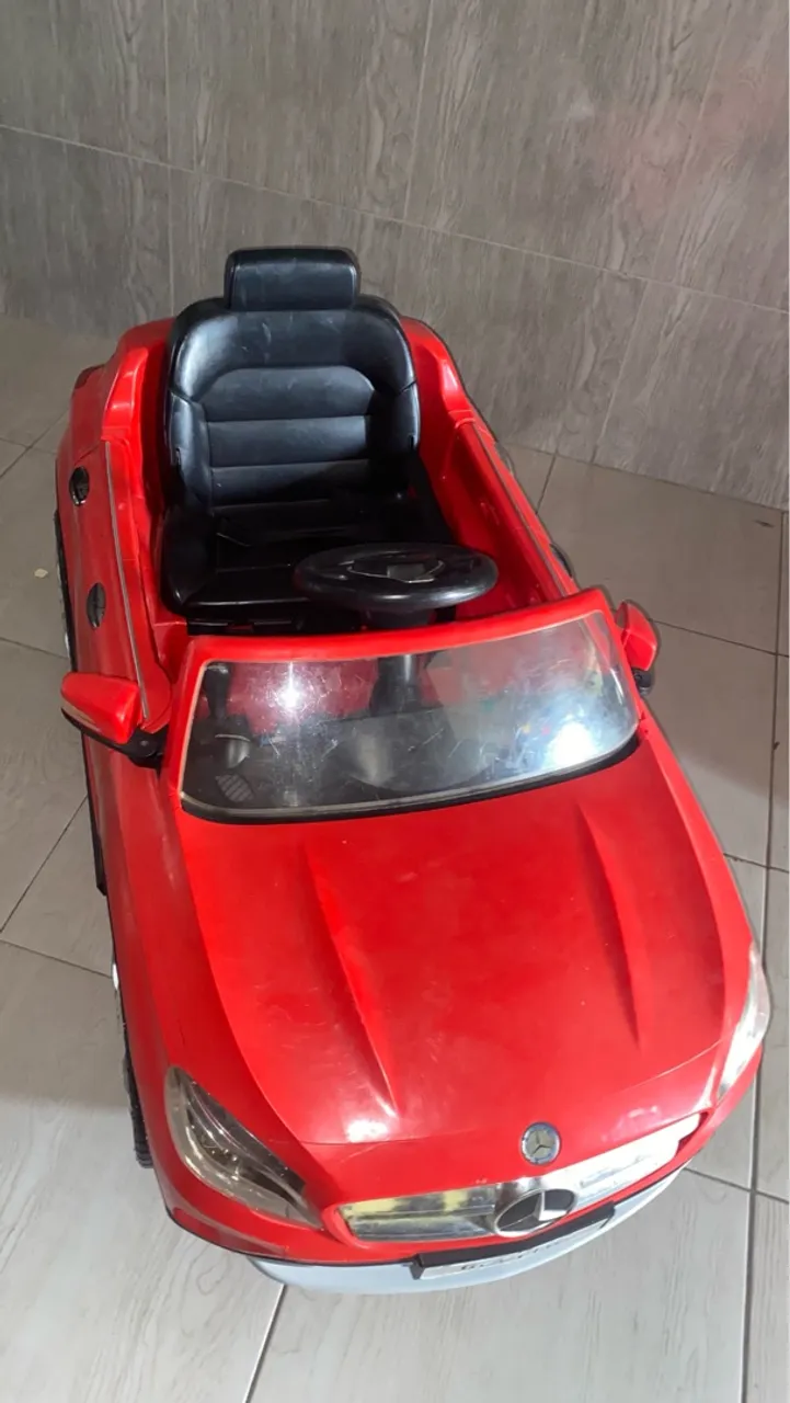 Carrinho Infantil Elétrico Mercedes Vermelho