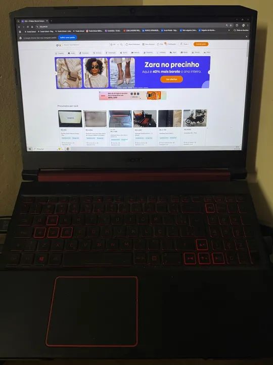 Notebook Gamer Acer Nitro 5 SETUP completo