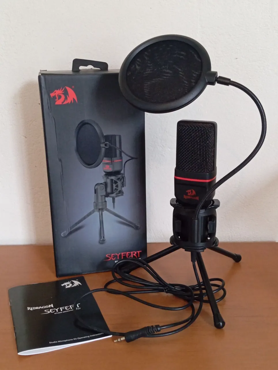 Microfone Studio Redragon Seyfert