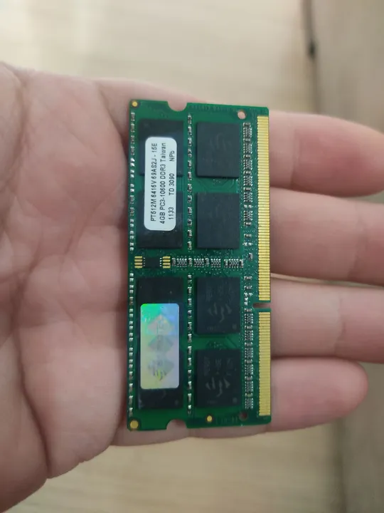 Memória Notebook RAM 4GB DDR3 1600MHz