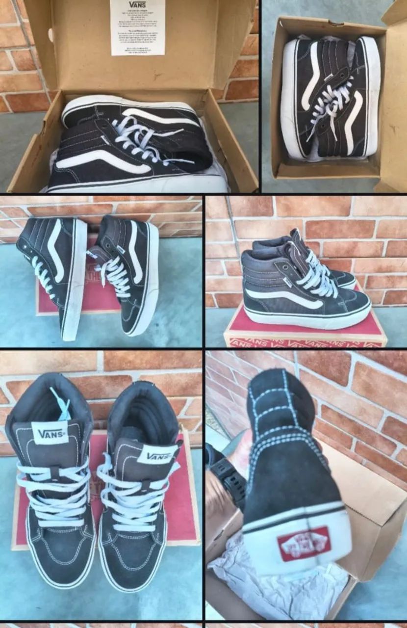 "NOVO ORIGINAL" Tênis vans Mn Filmore Hi preto N°38 - Foto 4