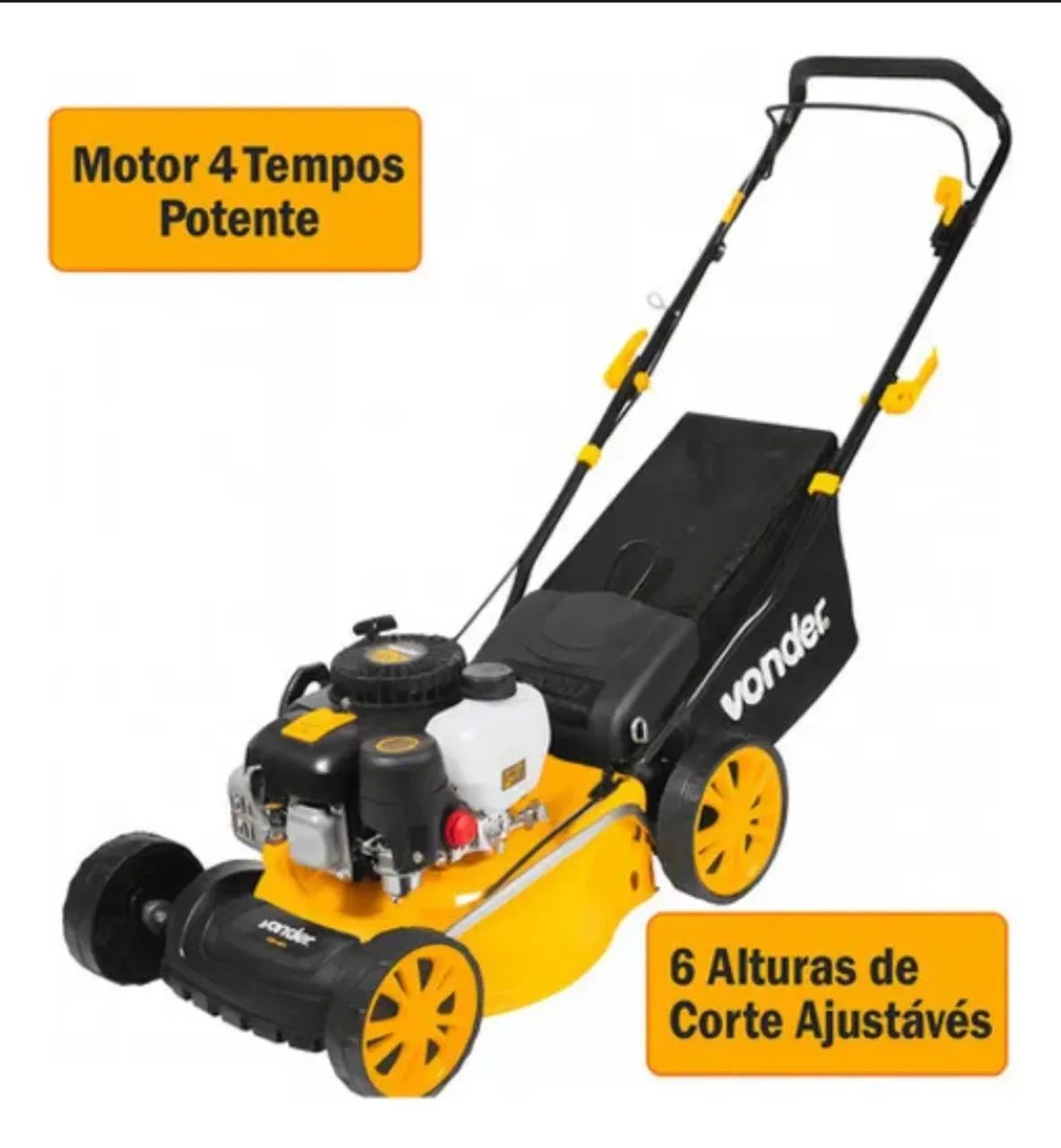 Máquina a gasolina para cortar grama, 16", 2 hp, MGV 162 VONDER - Foto 3