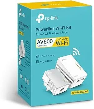 PowerLine Wi-Fi Kit Tp Link AV600 TL-WPA4220 Kit - Loja Natan Abreu