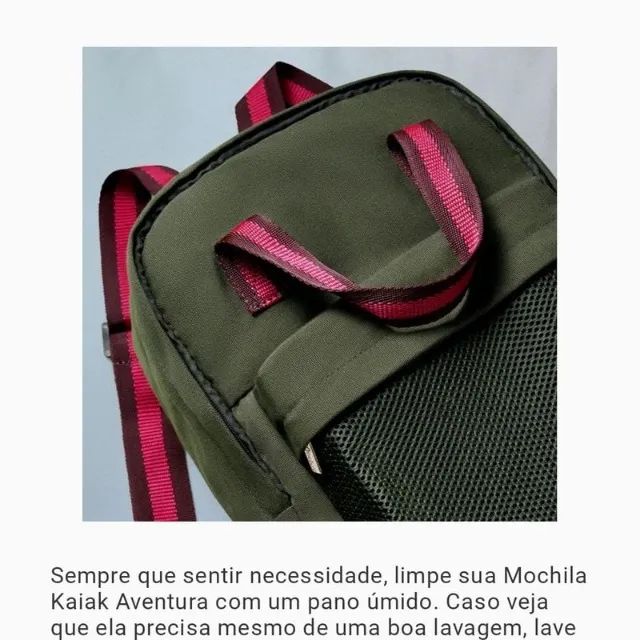 Mochila Kaiak Natura  - R$200,00 - Foto 2