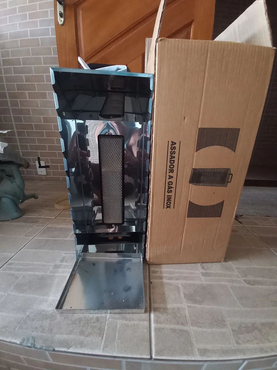 churrasqueira a gás para 10 espetinhos.  - Foto 4