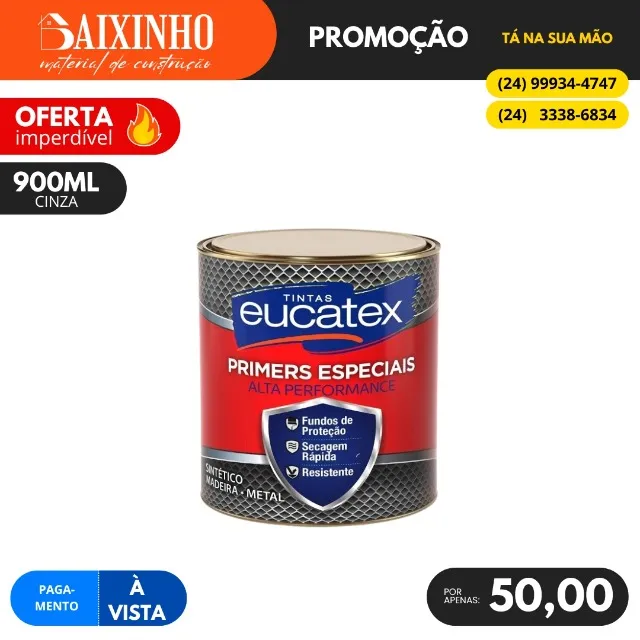 Zarcão Cinza 900ML Eucatex
