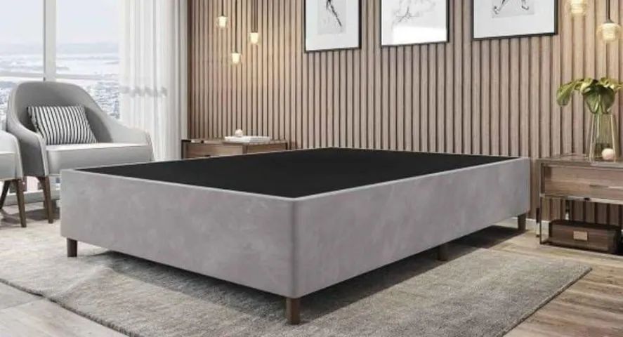 Base Box casal Suede - Foto 4