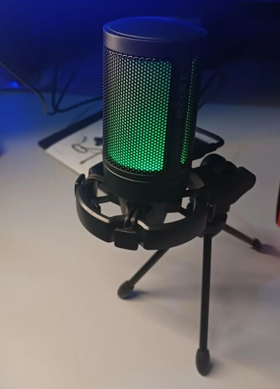 Microfone Condensador RGB Fifine A2 (NOVO)