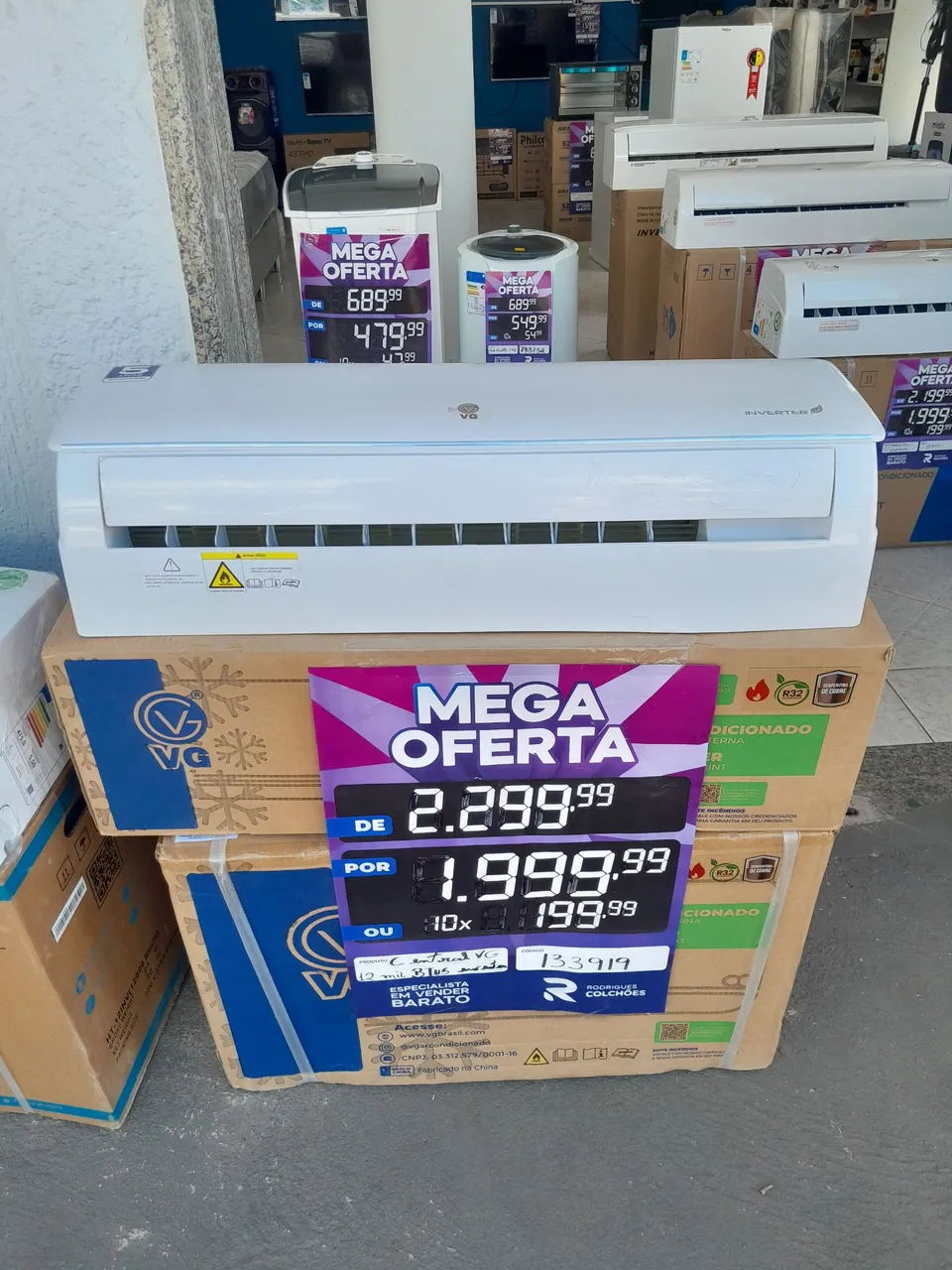Ar Condicionado Split Inverter VG 12.000 BTUs - Mega Oferta!