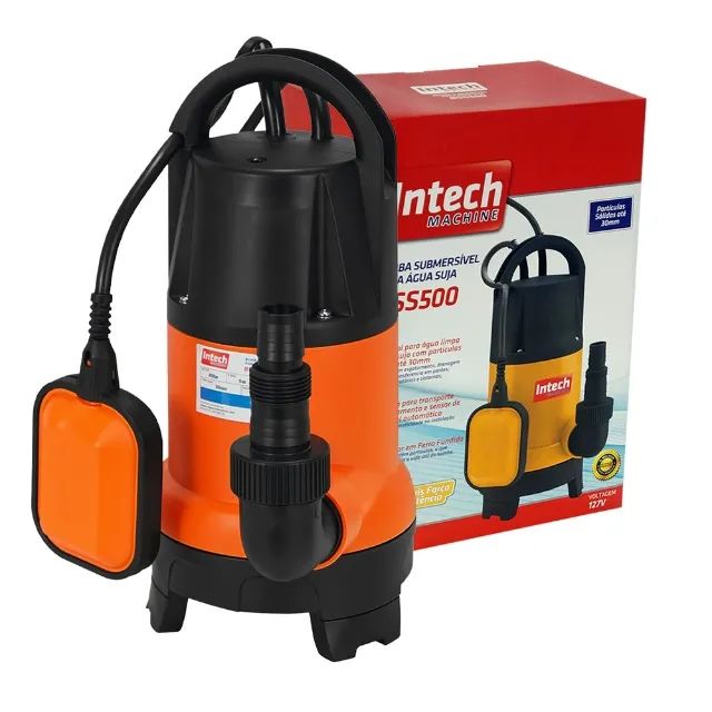 Bomba Dágua Submersa Limpa e Suja BSS-500 Intech - Foto 3