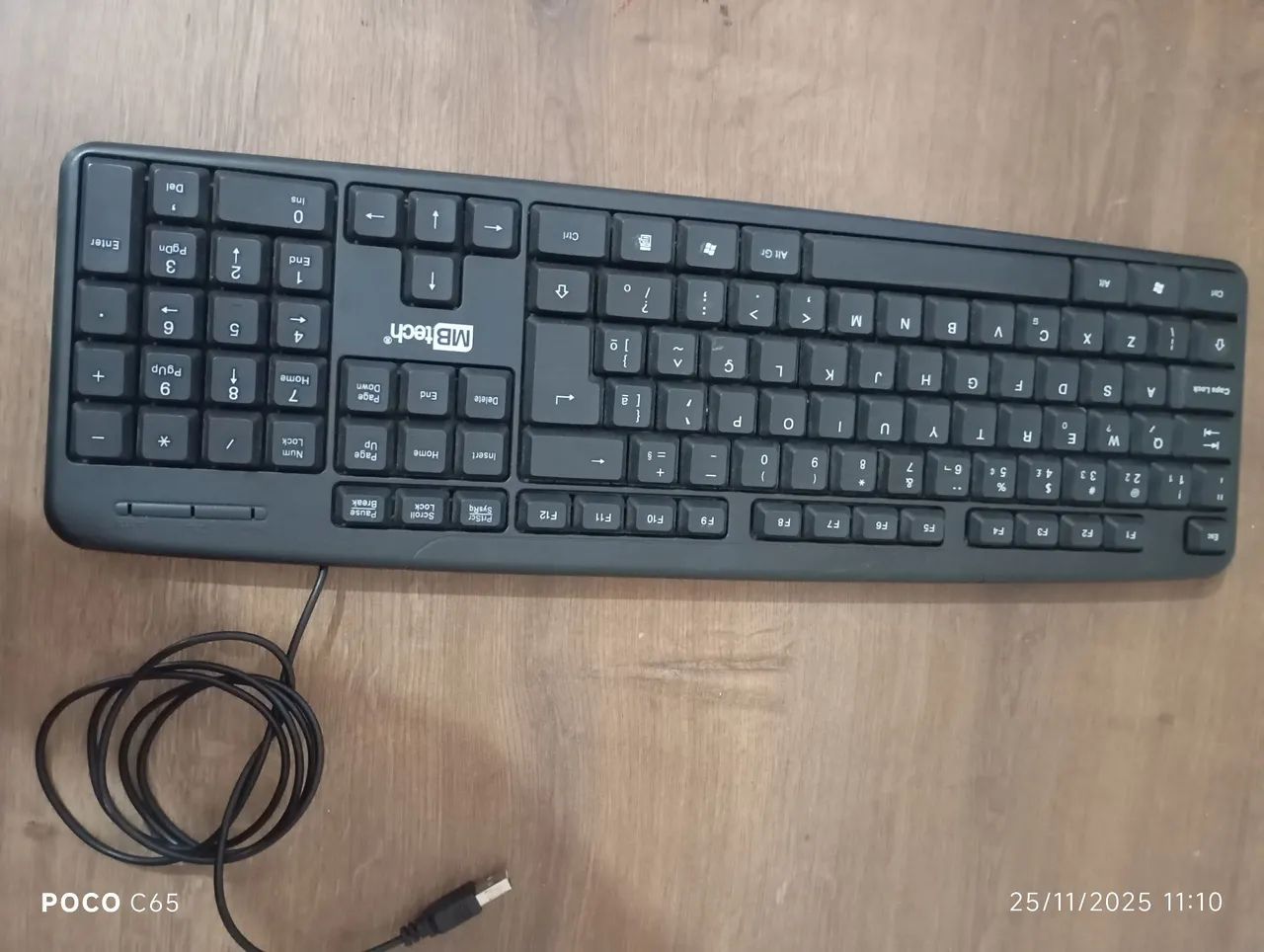 Teclado e mouse USB usado - Foto 2