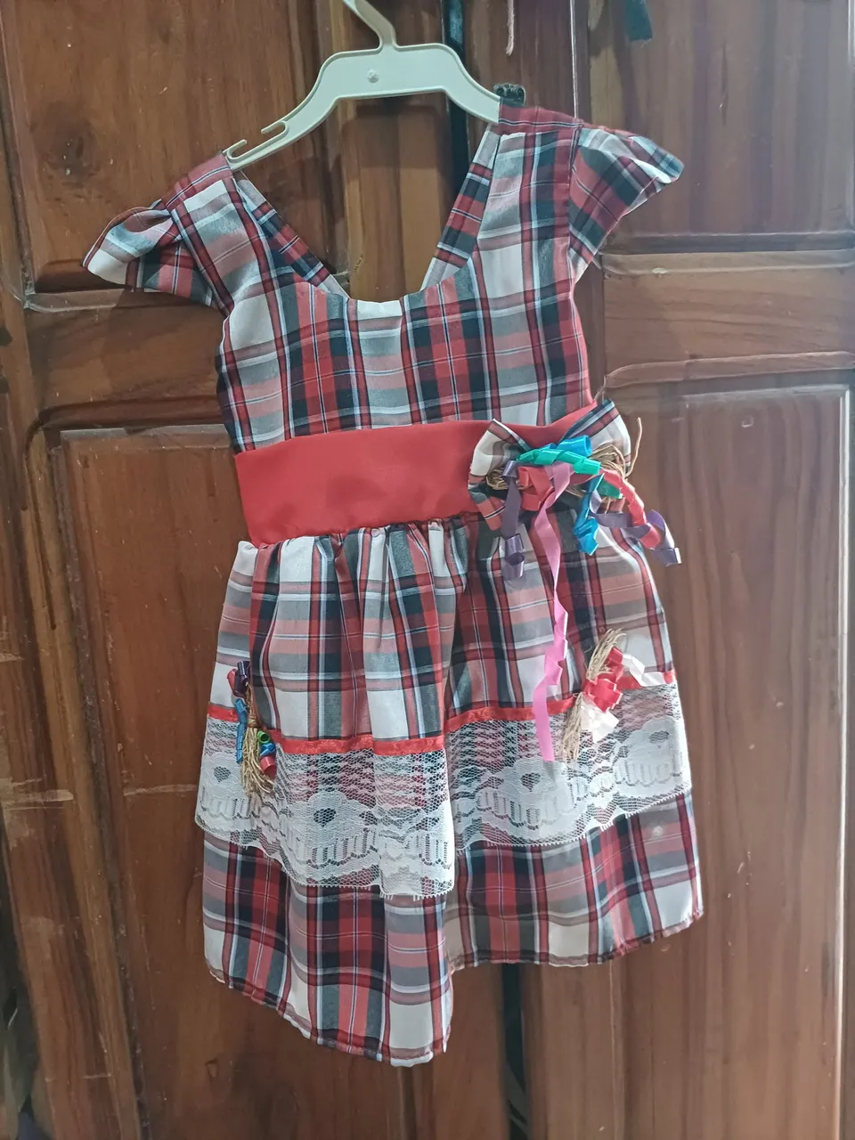 Vestido Infantil Festa Junina - Tamanho 2 Anos