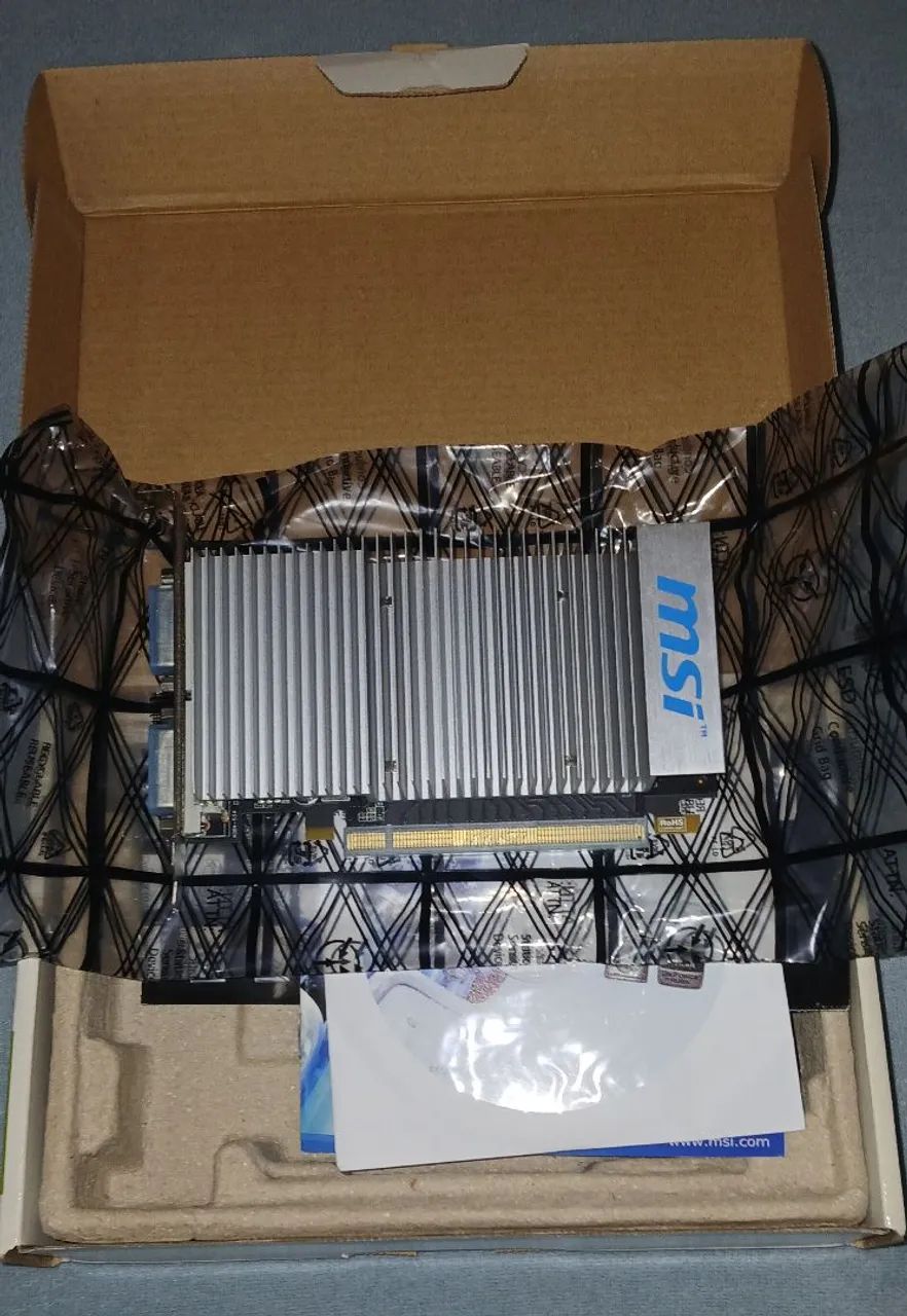 Placa de Video MSI N210 512MB DDR2 (2 Portas DVI) !!! - Foto 4