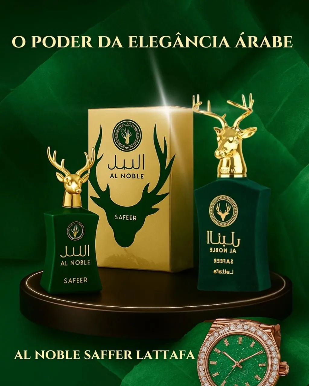 Al Noble Safeer Lattafa - A Essência da Elegância Árabe