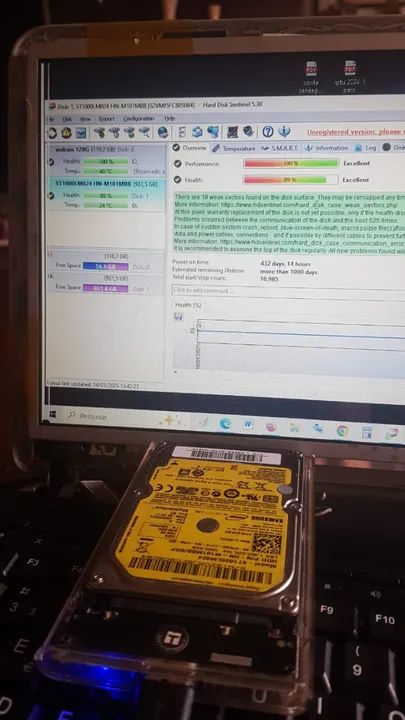 HD para notebook de 1000Gb (1 TERABYTE) - Foto 3