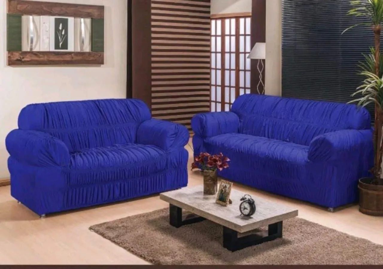 Capa de Sofá Vermelha Elegante - Foto 3