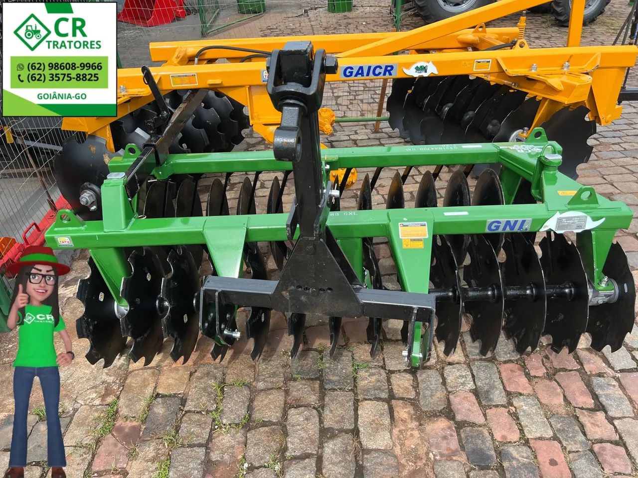 Grade Niveladora 28 discos - TATU. - Foto 3