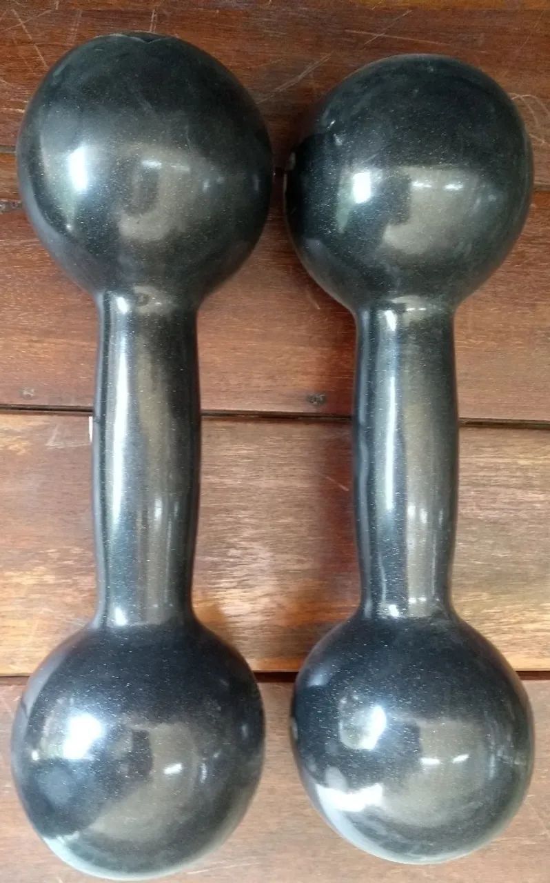 Par Halter 4kg Emborrachado - Foto 2
