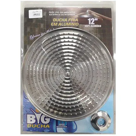 Chuveiro de Alumínio 10" e 12''