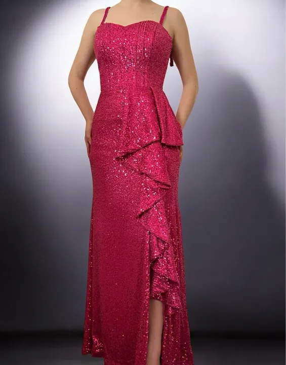 Vestido de festa rosa