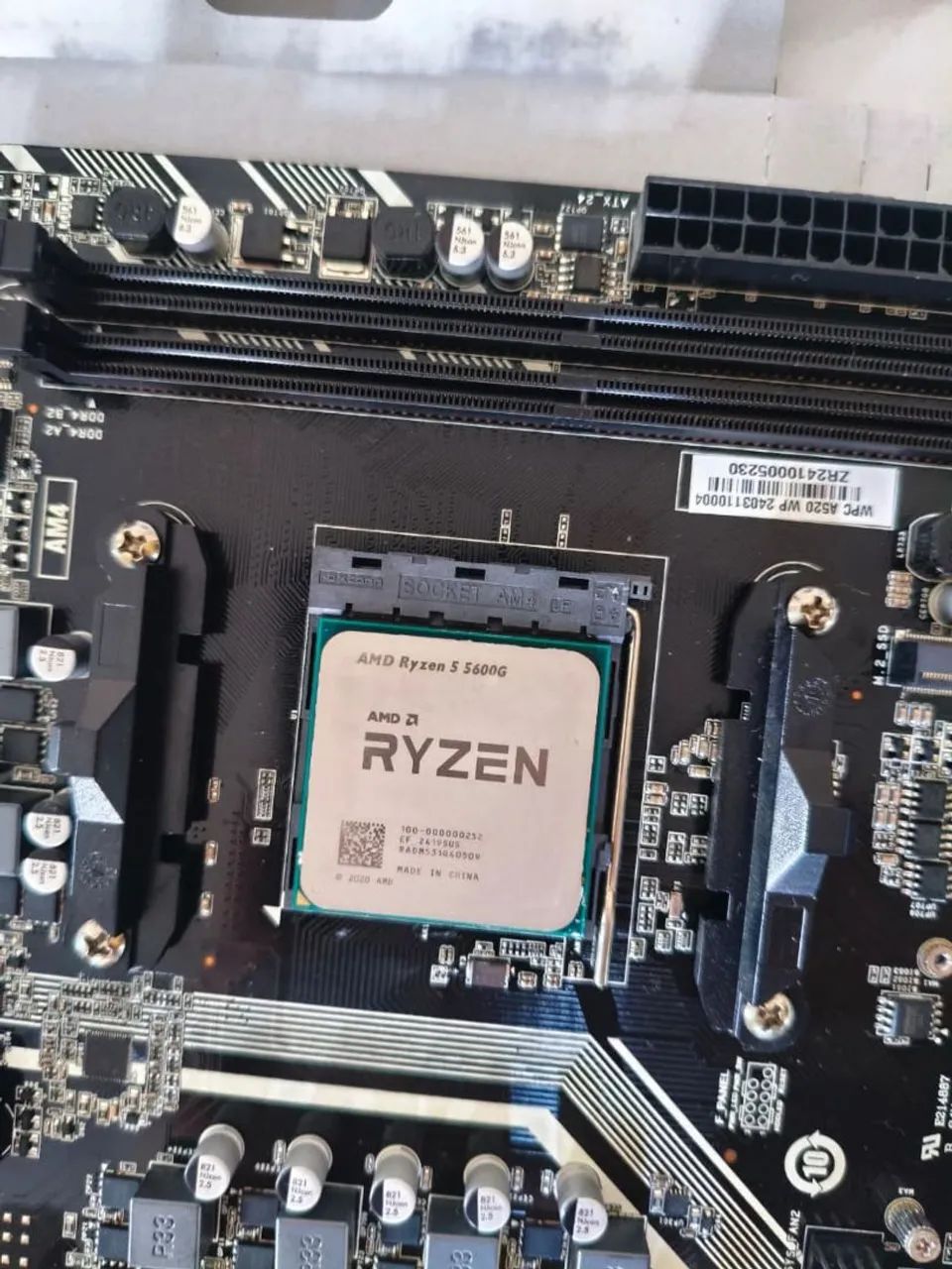 Ryzen 5600g Processor + WPC A520 Motherboard64312424206337121