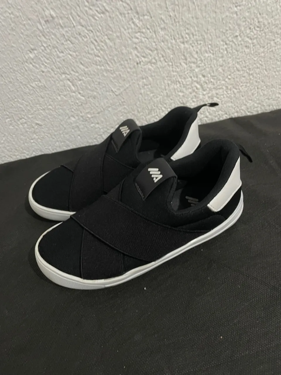 Tênis Infantil Slip On Preto