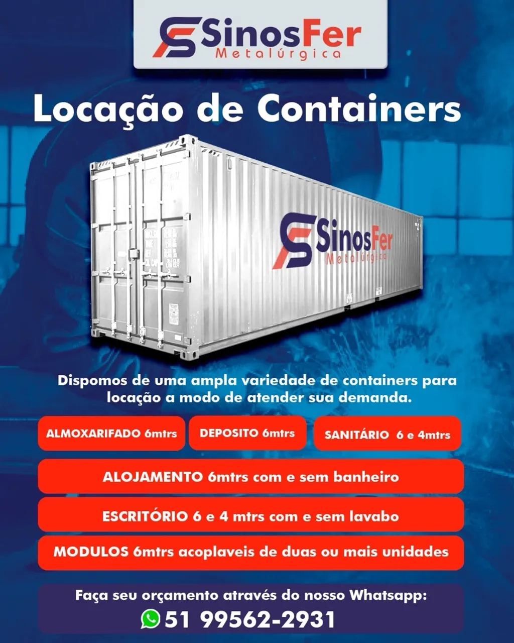 Locação de containers