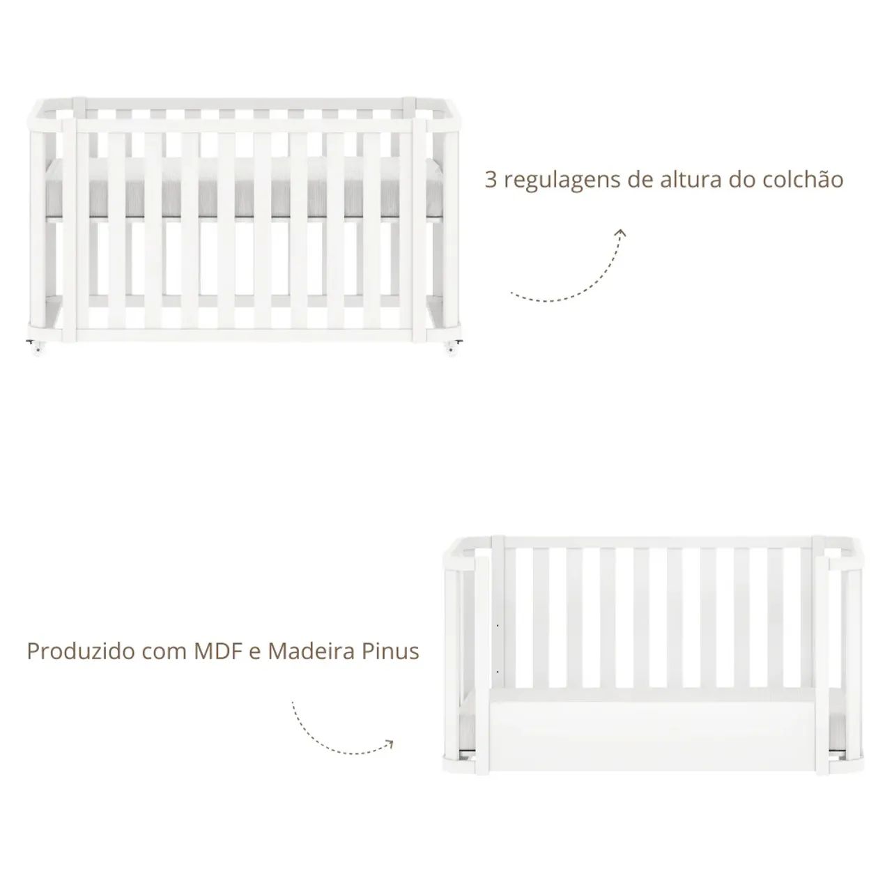 Berço Quarte Loop 2 em 1 - Foto 3