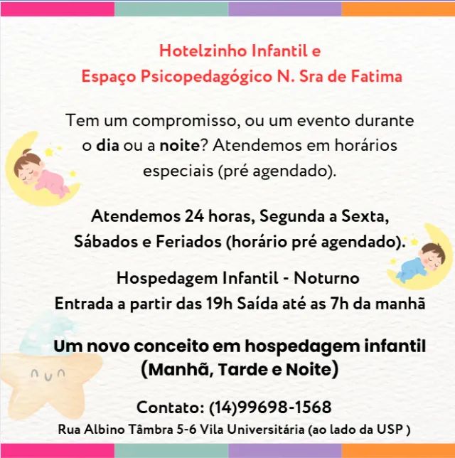 Recreação Infantil - Diária ou Mensal  