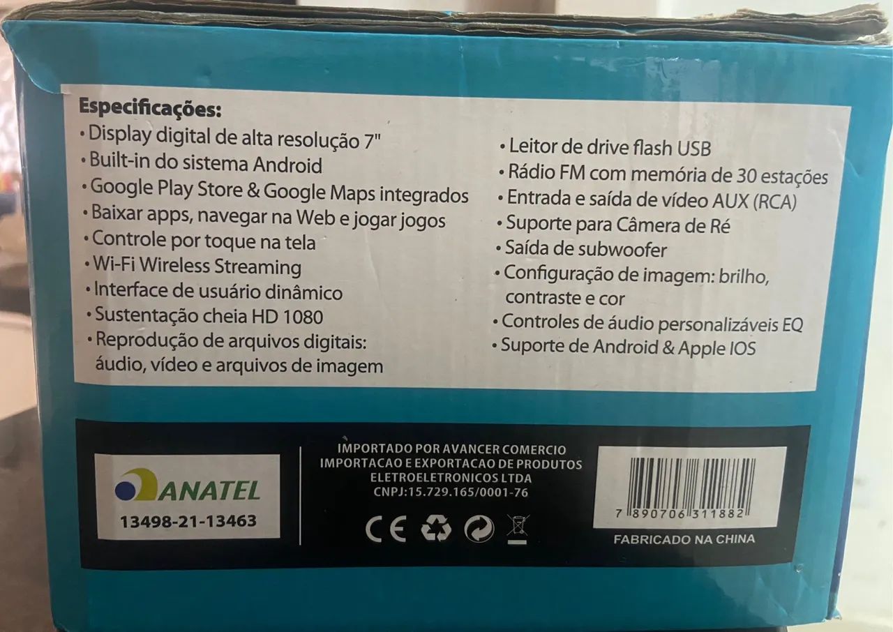 Multimídia 7 polegadas com CarPlay  - Foto 4